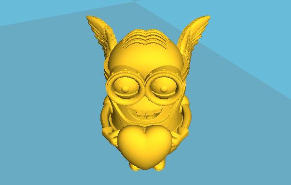 3D打印動漫手辦之小黃人